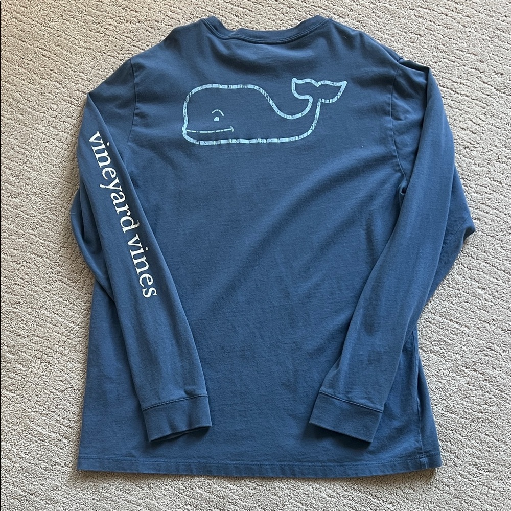 Vineyard Vines Blue Whale Pocket Tee